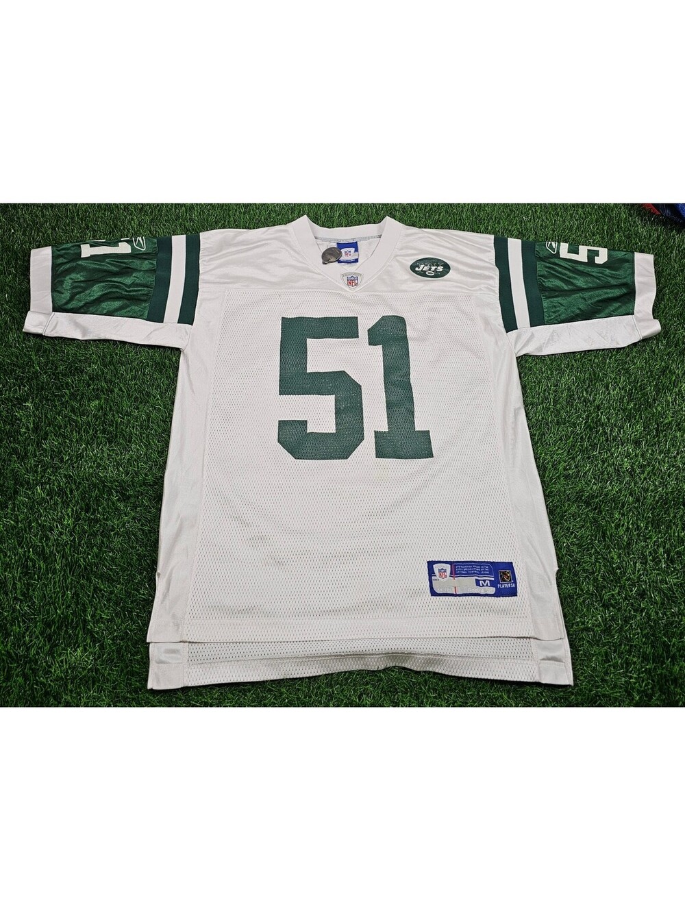 Reebok NFL New York Jets #51 Vilma Football Jersey Medium